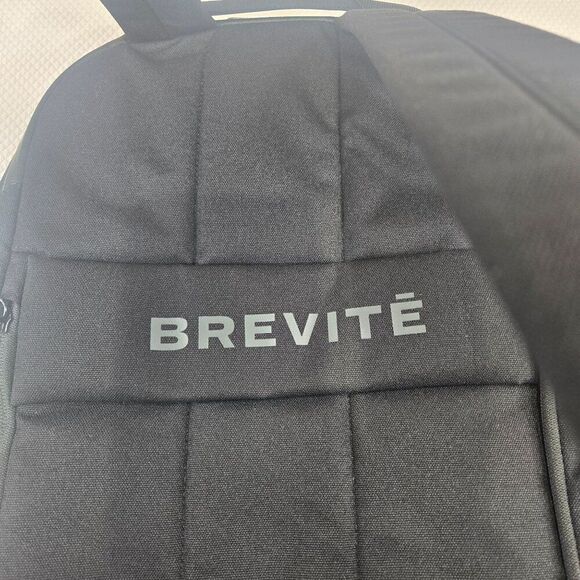 New Brevitē Backpack Triple Black Logo Laptop Pack - Picture 3 of 9